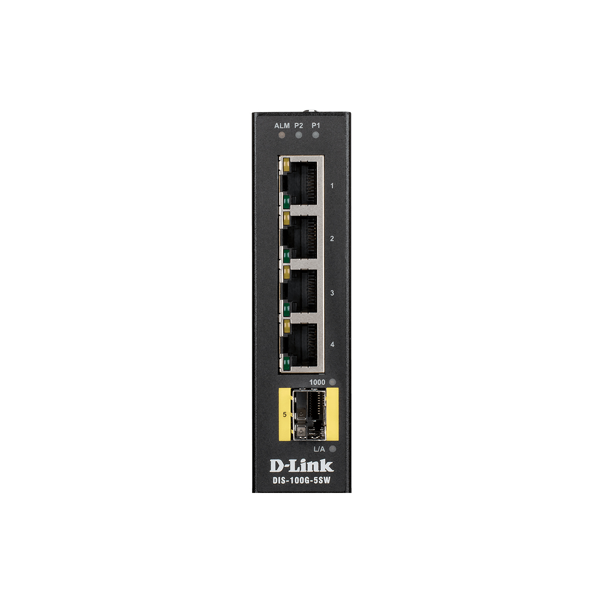 سوئیچ شبکه 5 پورت + 1 پورت SFP دی لینک مدل DIS-100G-5SW-2